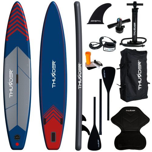 Thunder Sup Paddle Steel Red  365x75x15 cm-150 kg
